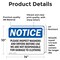 Signmission Please Inspect Washers And Dryers Before, 14 in W x Rectangle, Vinyl Decal OS-2PACK-NS-D-1014-L-17465 - alternate 3